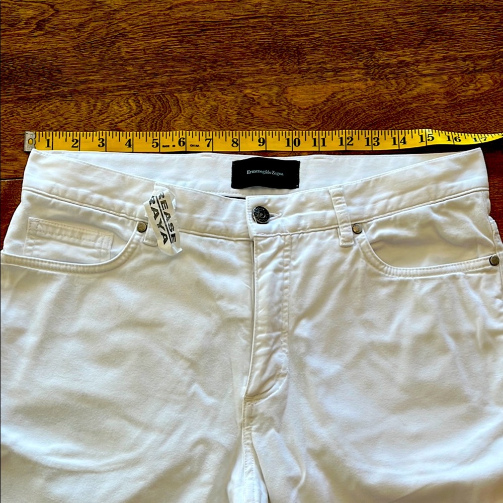 ZEGNA White Denim Jeans